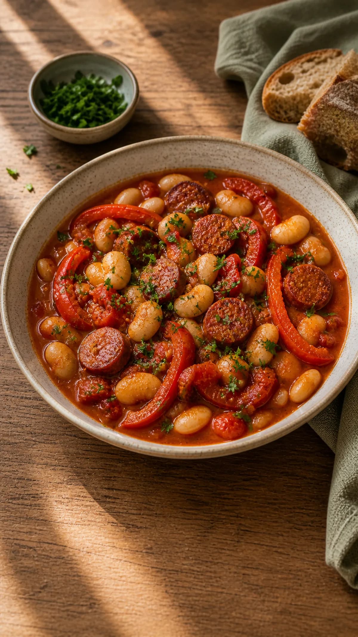 Butterbean & Chorizo Stew in the Narrated food library