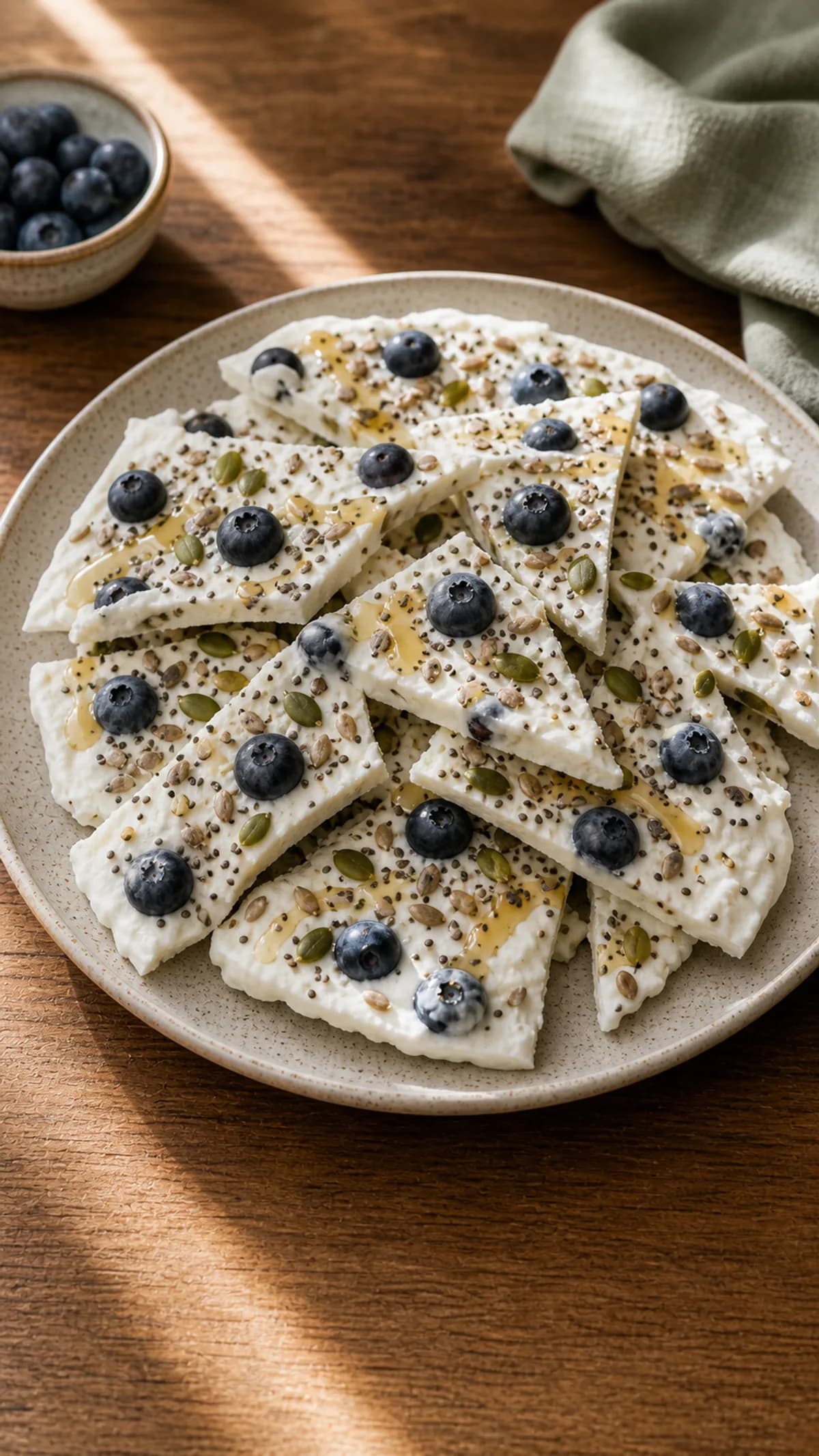 Frozen Yogurt Seed Bark in the Narrated food library