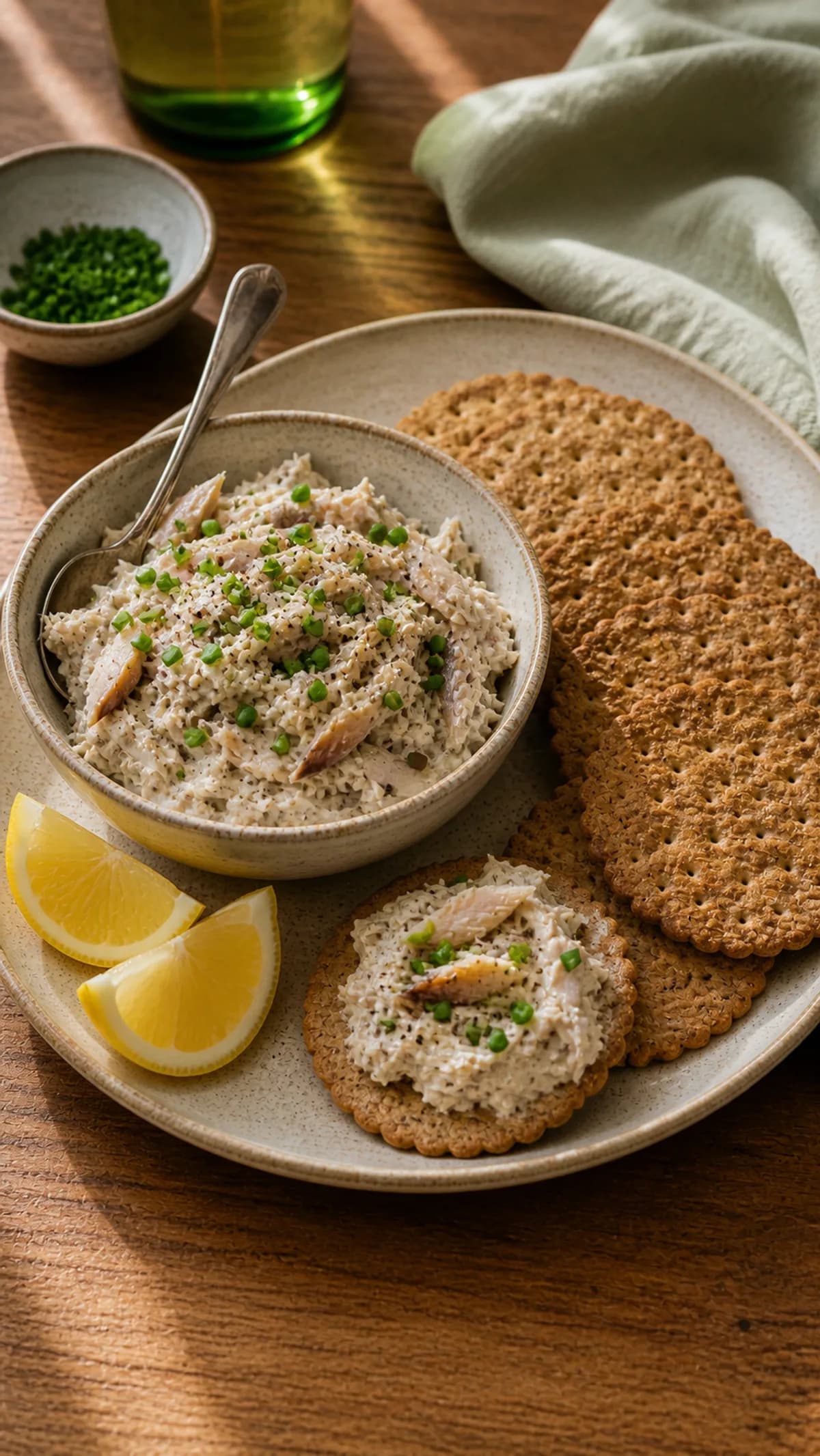 Smoked Mackerel Pâté with Oatcakes in the Narrated food library