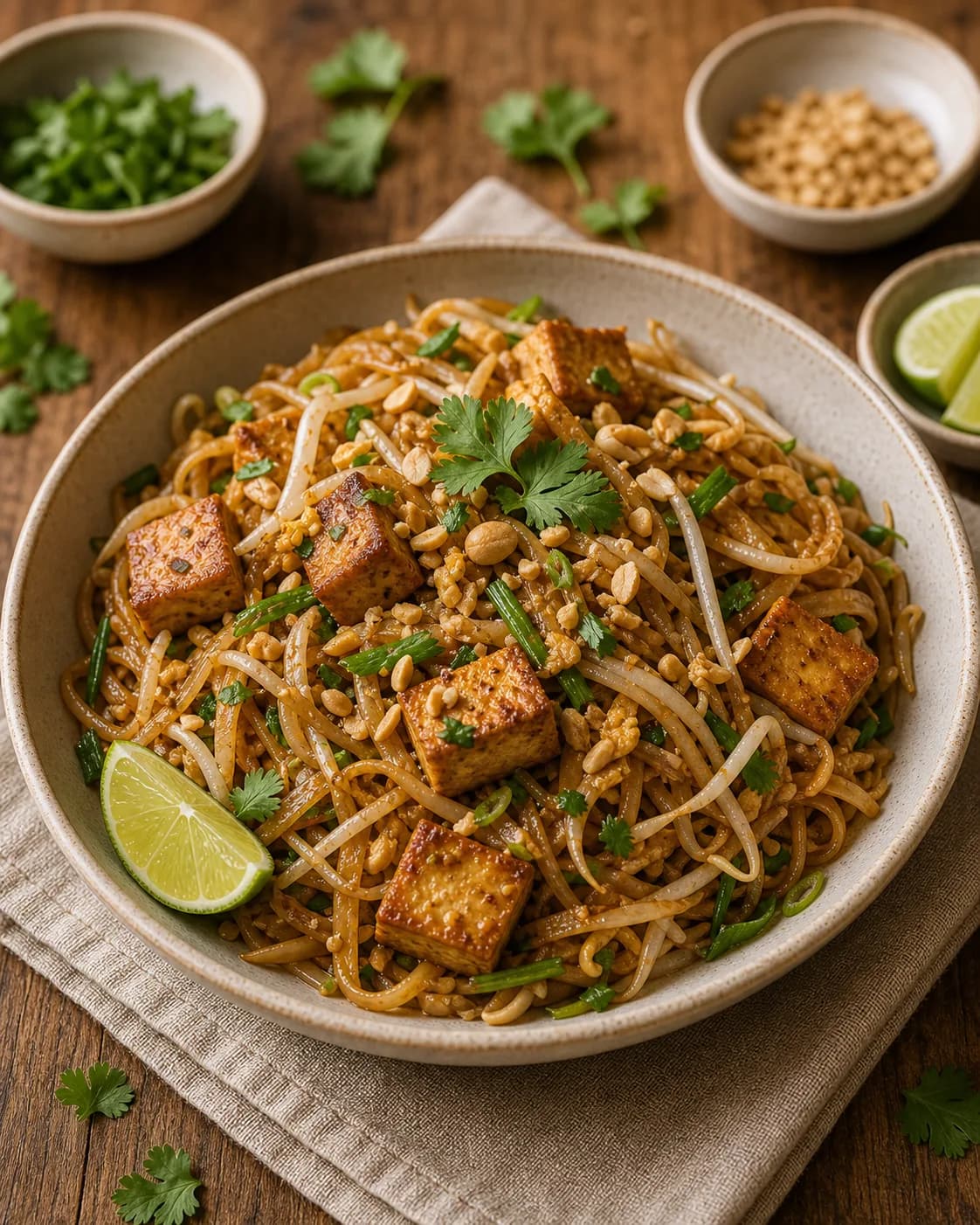 Tofu Pad Thai in the Narrated food library