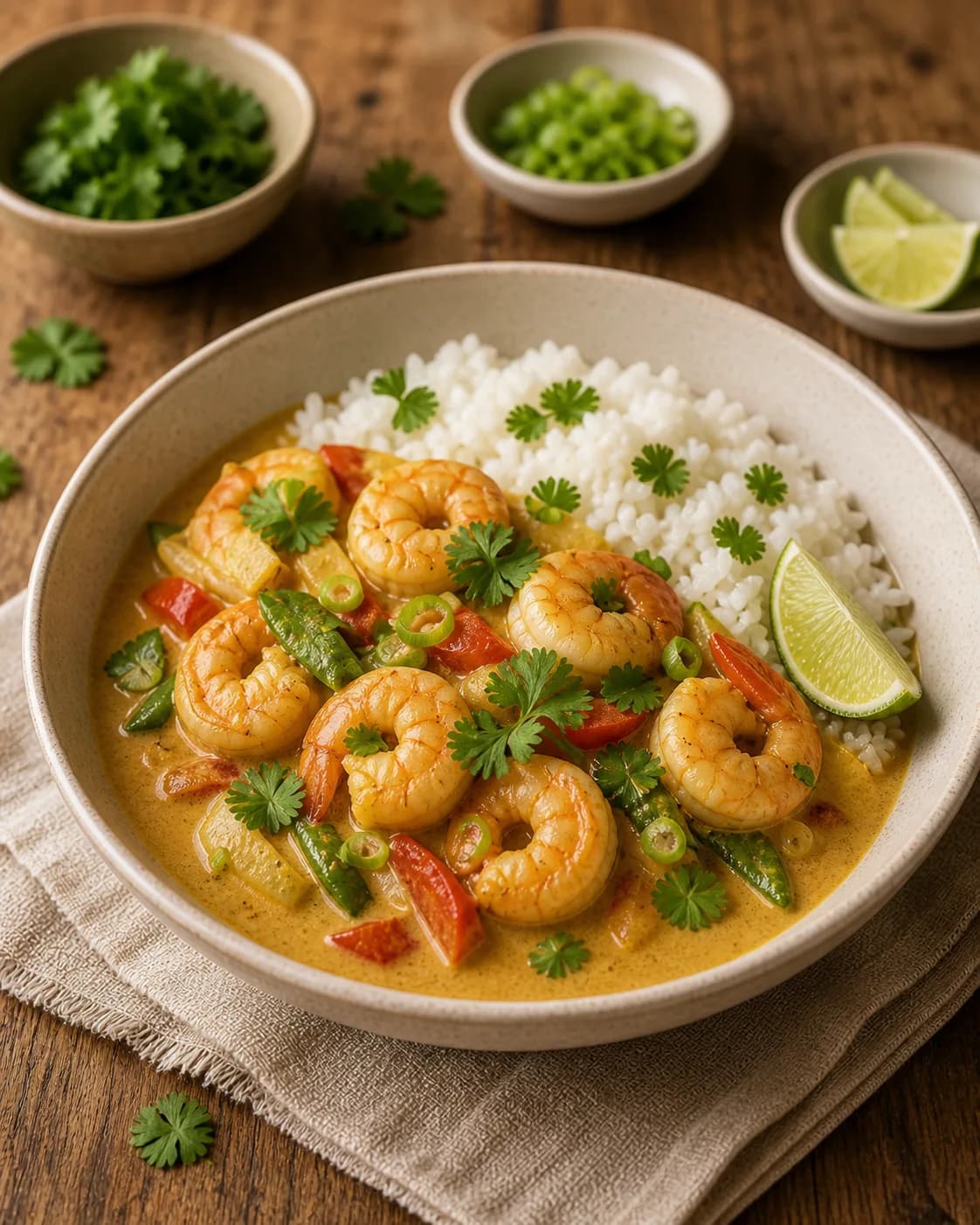 Prawn Coconut Curry in the Narrated food library