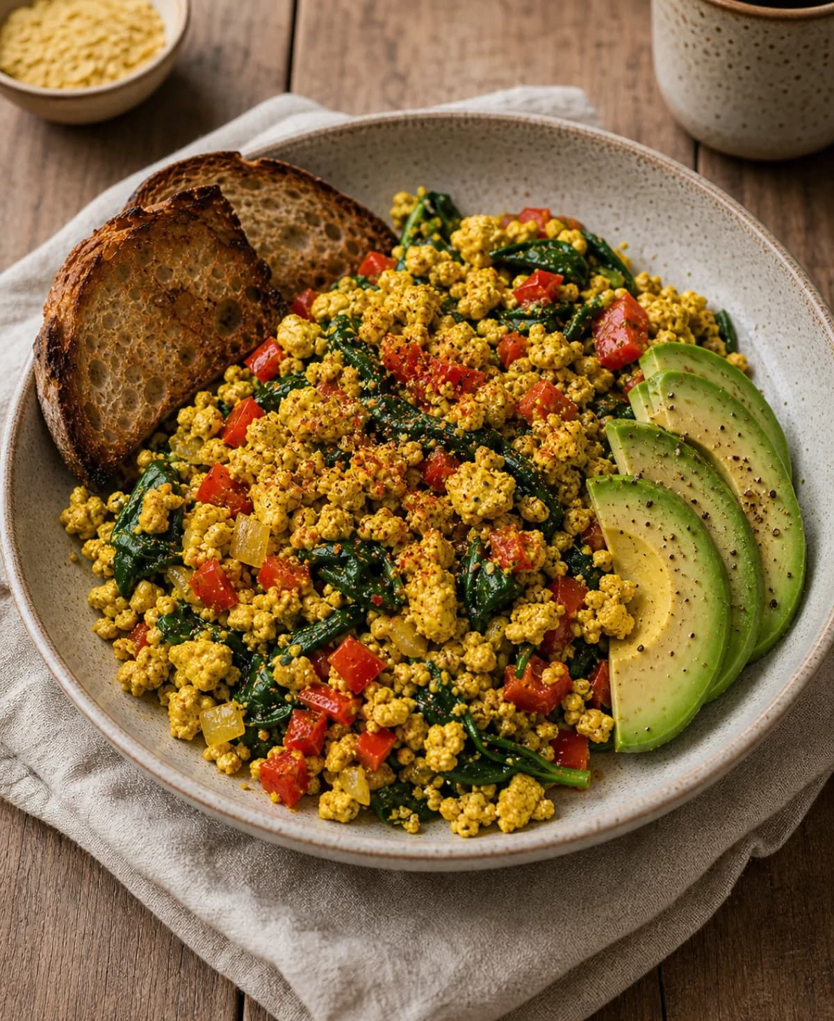 Turmeric Tofu Scramble in the Narrated food library