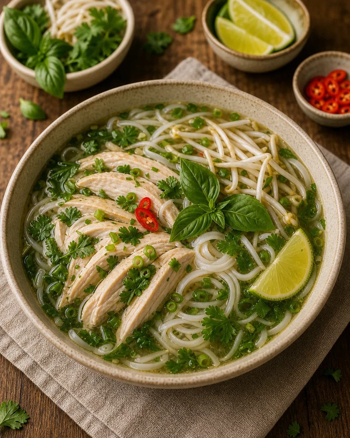 Quick Chicken Pho in the Narrated food library